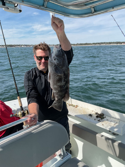 8lb Blackfish  Tautog fishing RI