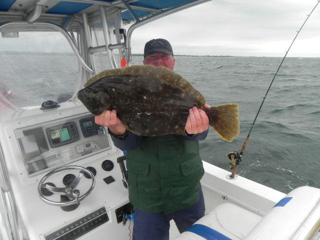 85 lb. Rhode Island Fluke caught by Paul